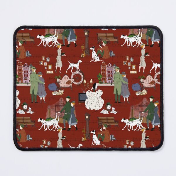 Item preview, 101 Dalmatians, red puppy pattern designed and sold by Caterina  Fungher.