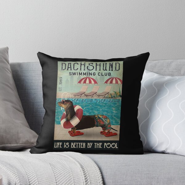 Item preview, Swimming Pool Club Dachshund Doxie Dog Funny Quotes Gift designed and sold by Douglafa.