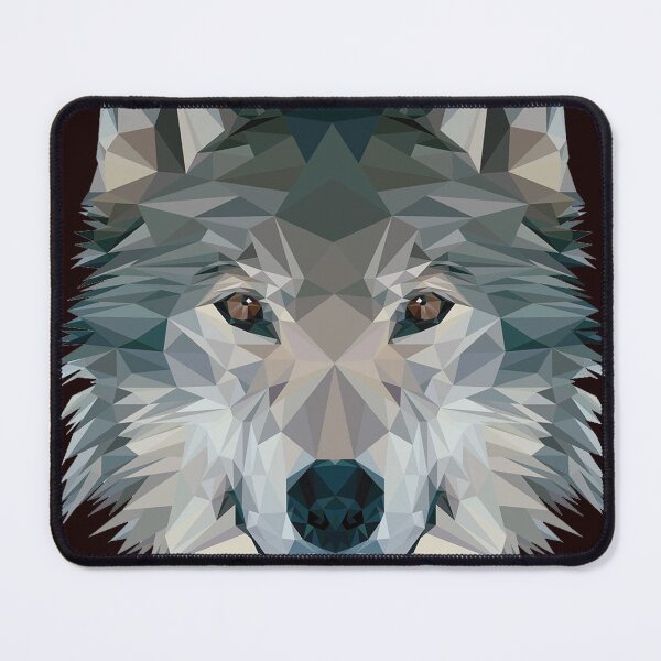 Item preview, Realistic white wolf, realistic animal print with colors designed and sold by BobbieLane.