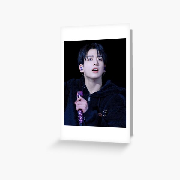  jungkook concert photo Greeting Card