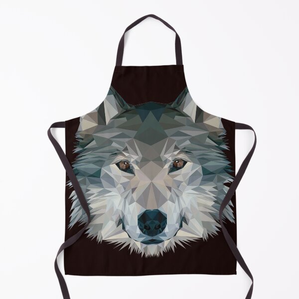 Item preview, Realistic white wolf, realistic animal print with colors designed and sold by BobbieLane.