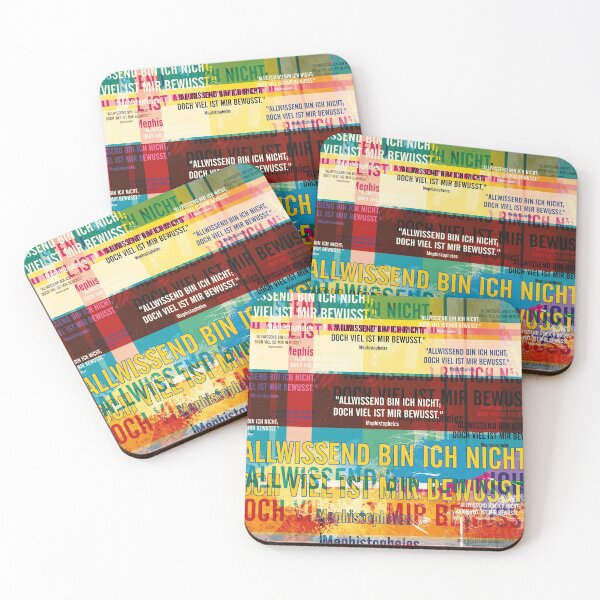 Item preview, I am not omniscient, but I am aware of a lot, well-known Goethe quote designed and sold by Mauswohn.