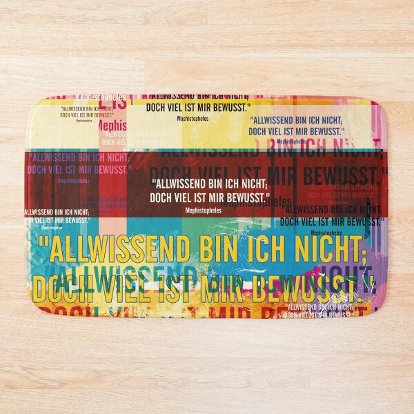 Item preview, I am not omniscient, but I am aware of a lot, well-known Goethe quote designed and sold by Mauswohn.