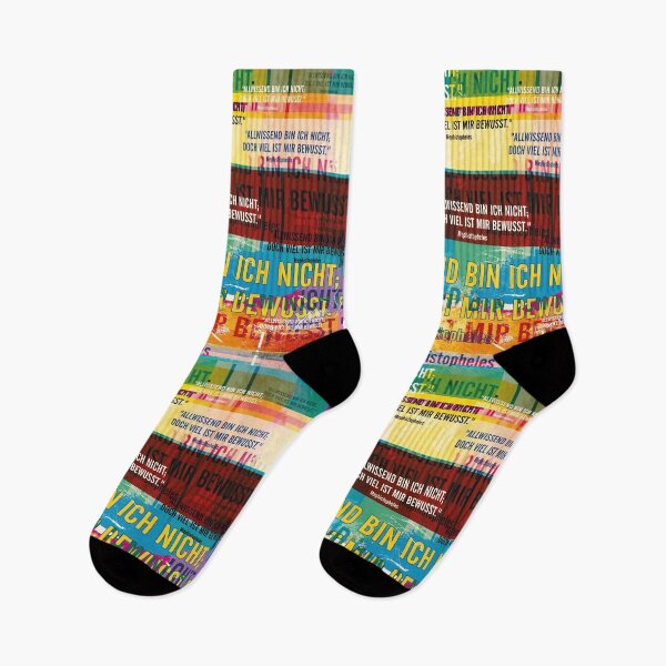 Item preview, I am not omniscient, but I am aware of a lot, well-known Goethe quote designed and sold by Mauswohn.