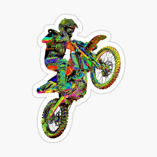 Baby Motocross Rider On Board Sign Vinyl Car Stickers Decal Accessories