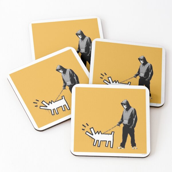 Item preview, Banksy Choose Your Weapon Light Orange designed and sold by DataDude.