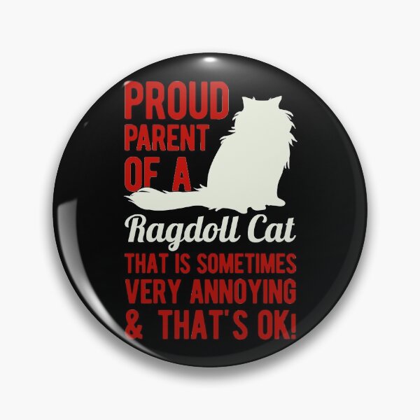 Item preview, Funny Ragdoll Cat designed and sold by artworkbyrihen.