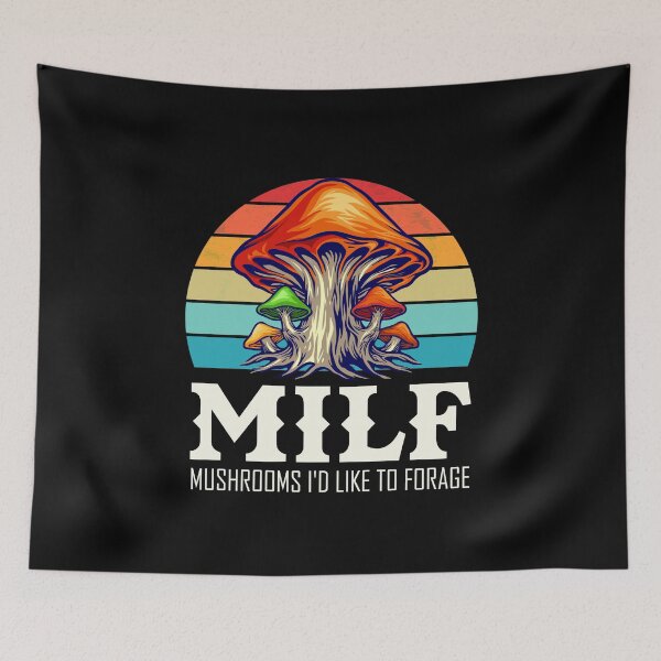 Item preview, MILF | Mushrooms I'd Like to Forage | Retro MILF designed and sold by DAFIN.
