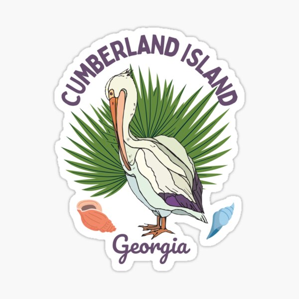 Item preview, Wild Cumberland Island, Georgia, Purple Text- Wildlife / Nature designed and sold by TimelessLocales.