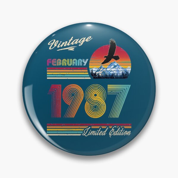 Item preview, February 1987 Birthday designed and sold by GreenSplash.