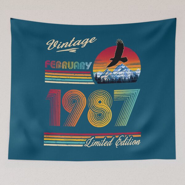 Item preview, February 1987 Birthday designed and sold by GreenSplash.