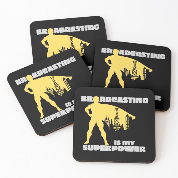 Item preview, Broadcasting Is My Superpower designed and sold by JockArts.