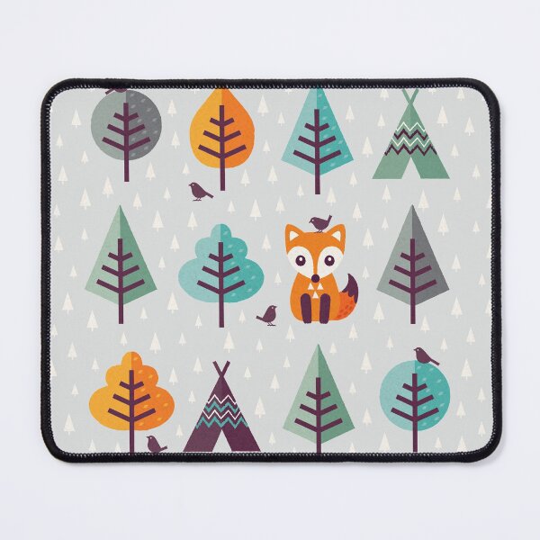 Item preview, Fox in the Forest on Gray designed and sold by Daisy Beatrice.