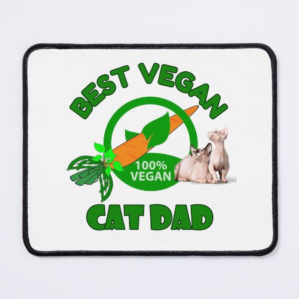 Item preview, Best Vegan Cat Dad Design designed and sold by my-green-gecko.