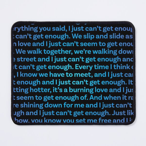 Item preview, Just Can't Get Enough - Depeche Mode (lyrics) v.1 designed and sold by x1brett.