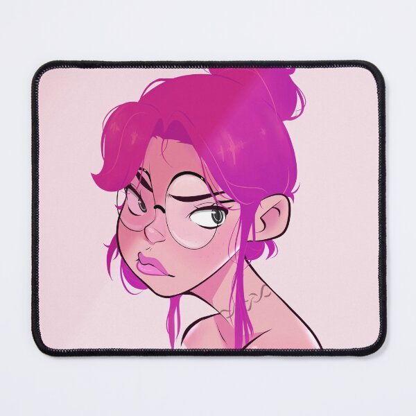 Item preview, Beebavel Girl with Glasses Illustration designed and sold by beebavel.
