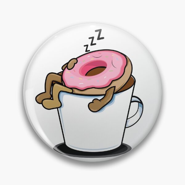 Item preview, Donut fell asleep in coffee designed and sold by kapiks.