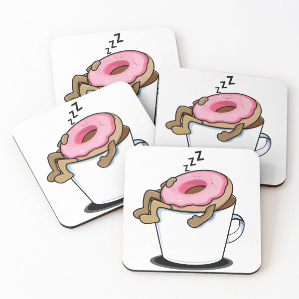 Item preview, Donut fell asleep in coffee designed and sold by kapiks.