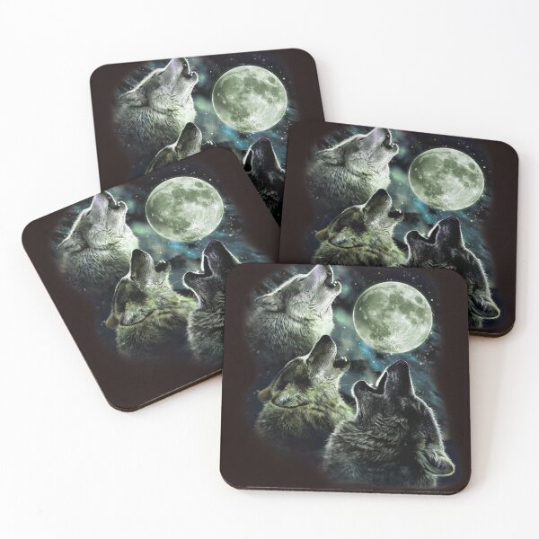Item preview, Grey Wolf Hunting Ground, Icy Moon, Forest, Galaxy designed and sold by BobbieLane.