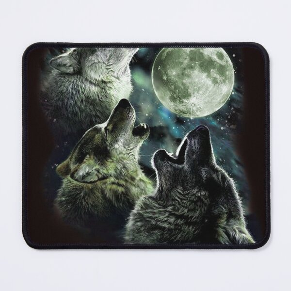 Item preview, Grey Wolf Hunting Ground, Icy Moon, Forest, Galaxy designed and sold by BobbieLane.