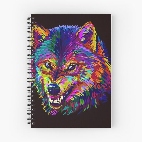Item preview, Wolf Splash Art Animal Face | Wolf Lover designed and sold by BobbieLane.