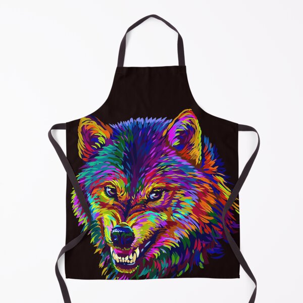 Item preview, Wolf Splash Art Animal Face | Wolf Lover designed and sold by BobbieLane.