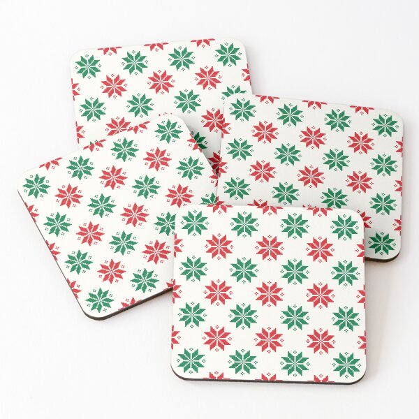 Item preview, Christmas Sweater Snowflakes Pattern designed and sold by BigAl3D.
