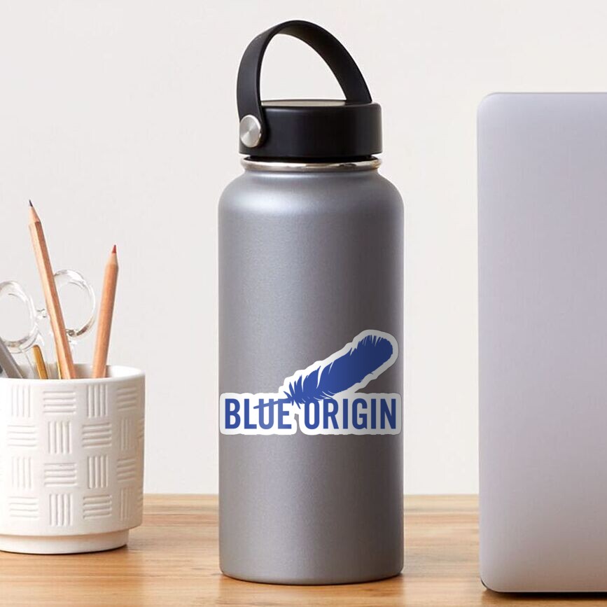 blue-origin-logo-light-blue-sticker-by-kuzairy-redbubble