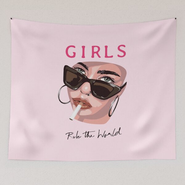 Item preview, Girls Rule The World designed and sold by ashleyherkie.