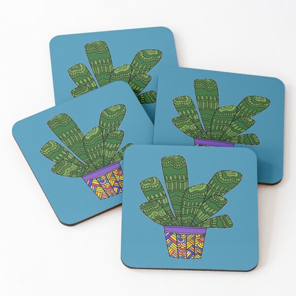 Item preview, Cactus vase multicolored  designed and sold by karimaK-71.
