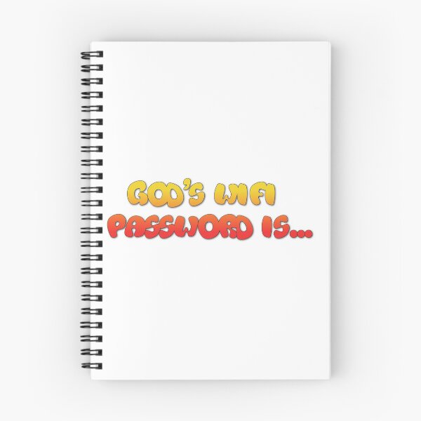 Item preview, God's wifi Password is... designed and sold by RetinalKandy.
