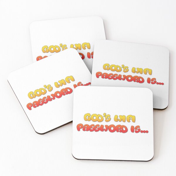 Item preview, God's wifi Password is... designed and sold by RetinalKandy.
