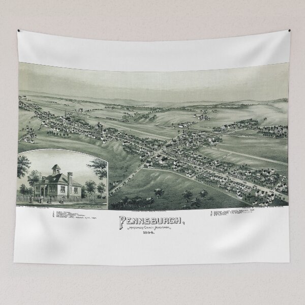 Item preview, Pennsburgh - Montgomery County - Pennsylvania - 1894 designed and sold by paulrommer.