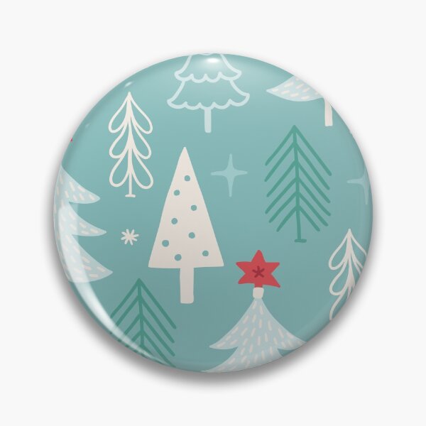 Item preview, Hand-Drawn Christmas Trees Pattern designed and sold by BigAl3D.