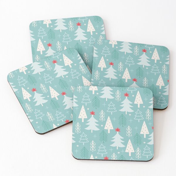 Item preview, Hand-Drawn Christmas Trees Pattern designed and sold by BigAl3D.