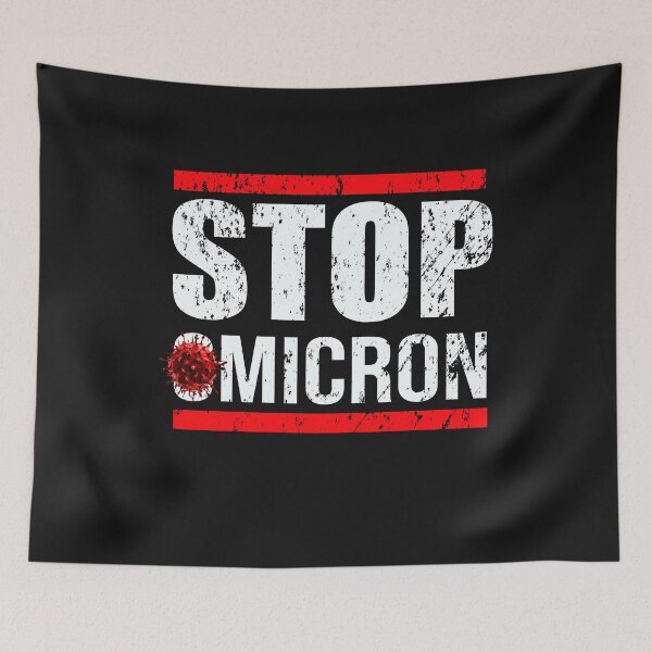 Item preview, stop omicron virus, covid mutant  designed and sold by seifouBVB.