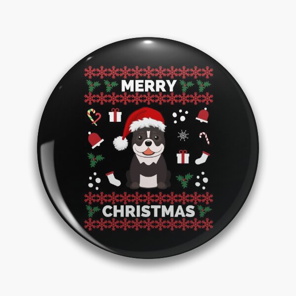 Item preview, Merry Woofmas Pitbull Christmas Holiday - Merry Woofmas Pitbull Charistmas Gift designed and sold by ExploreTheStore.