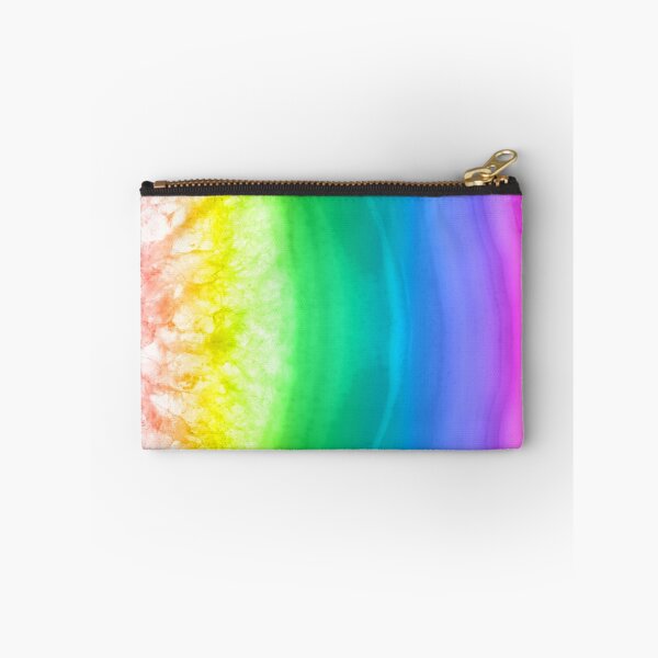 Item preview, Rainbow colors agate slice mineral designed and sold by Lukasz Szczepanski.