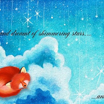 Artwork thumbnail, When Foxes Dream by Imogen Boshstar Art