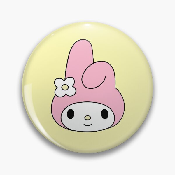 Item preview, kawaii pink chibi bunny rabbit headshot designed and sold by iinamour.