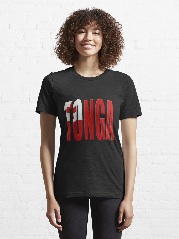 "Tonga flag" Tshirt by stuwdamdorp Redbubble