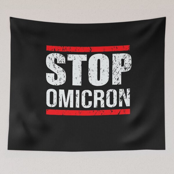 Item preview, stop omicron virus, covid mutant  designed and sold by seifouBVB.