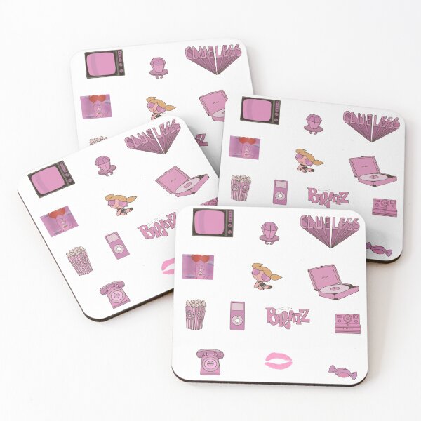Item preview, vintage pink sticker pack designed and sold by Maggie Shahine.