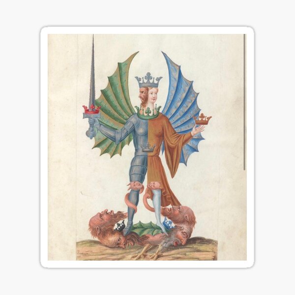 "Livre de la Tres Sainte Trinité" Sticker for Sale by cykababy Redbubble