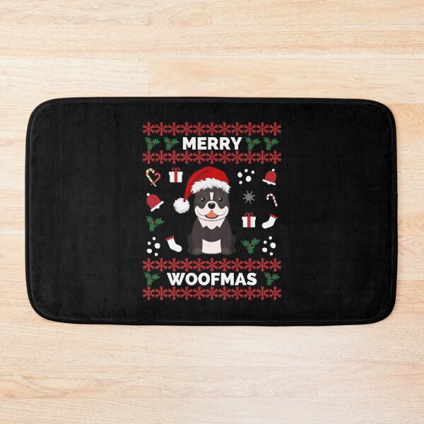 Item preview, Merry Woofmas Pitbull Christmas Holiday - Merry Woofmas Pitbull Charistmas Gift designed and sold by ExploreTheStore.