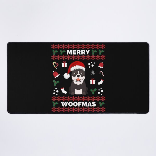 Item preview, Merry Woofmas Pitbull Christmas Holiday - Merry Woofmas Pitbull Charistmas Gift designed and sold by ExploreTheStore.