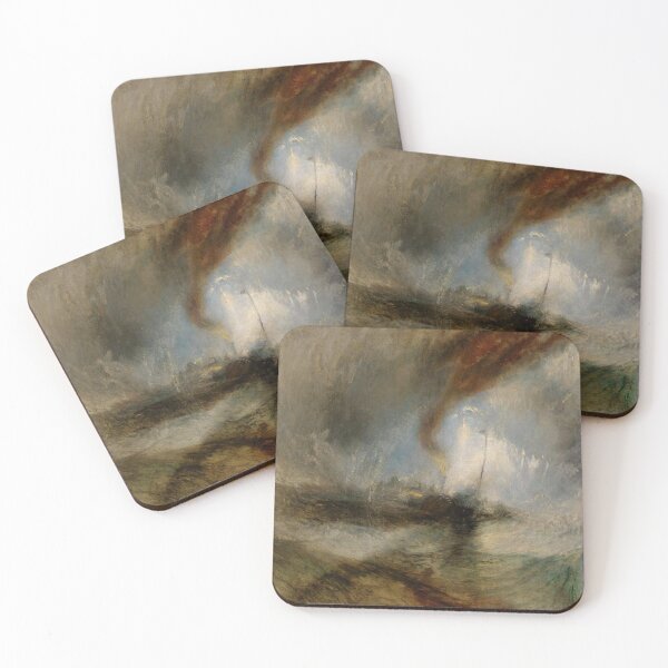 Item preview, Snow Storm - Steam-Boat off a Harbour’s Mouth by Joseph Mallord William Turner designed and sold by ReimagineStore.