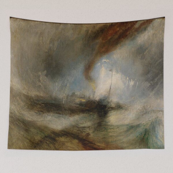 Item preview, Snow Storm - Steam-Boat off a Harbour’s Mouth by Joseph Mallord William Turner designed and sold by ReimagineStore.