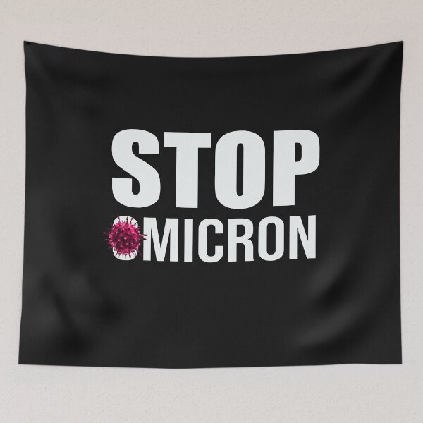 Item preview, covid mutant virus stop omicron  designed and sold by seifouBVB.