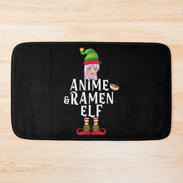 Item preview, The Anime and Ramen Elf, Funny Elf Gift, Christmas Gift for people Who Love Anime, Manga and Ramen, Anime and Ramen Gift for Women and Girls designed and sold by HermoTees.